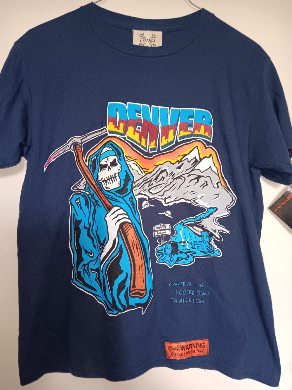 Kids Brand X Navy 'Denver' Graphic Short Sleeve Tee